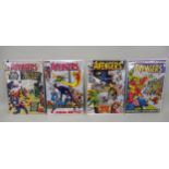 Group of four Marvel Avengers comics including Issue 15, 71, 74 and 95