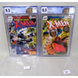 Marvel X-Men comic, Issue 117, CGC graded 8.5 together with X-Men comic Issue 119, CGC graded 8.5