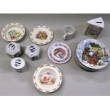 Collection of Bunnykins, Brambly Hedge, Peter Rabbit and Wind in the Willows items No damages or