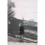 Carel Weight, signed Limited Edition lithograph, inscribed ' A Walker from the Past ', 30cms x 30cms