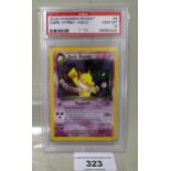 Pokemon Dark Hypno team rocket trading card PSA graded 10