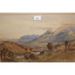 19th Century English school, watercolour, landscape, inscribed ' Vreppe? 20th September 1852 ',