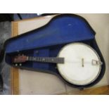 Savana banjo ukulele in a fitted case