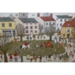 Vincent Haddeley, signed Limited Edition print, ' A Meeting of the Hunt ', No. 139 of 175, 46cms x