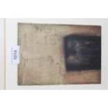 Ana Maria Pacheco, artists proof etching, study one, signed and dated 1978, framed, 19cm x 13cm