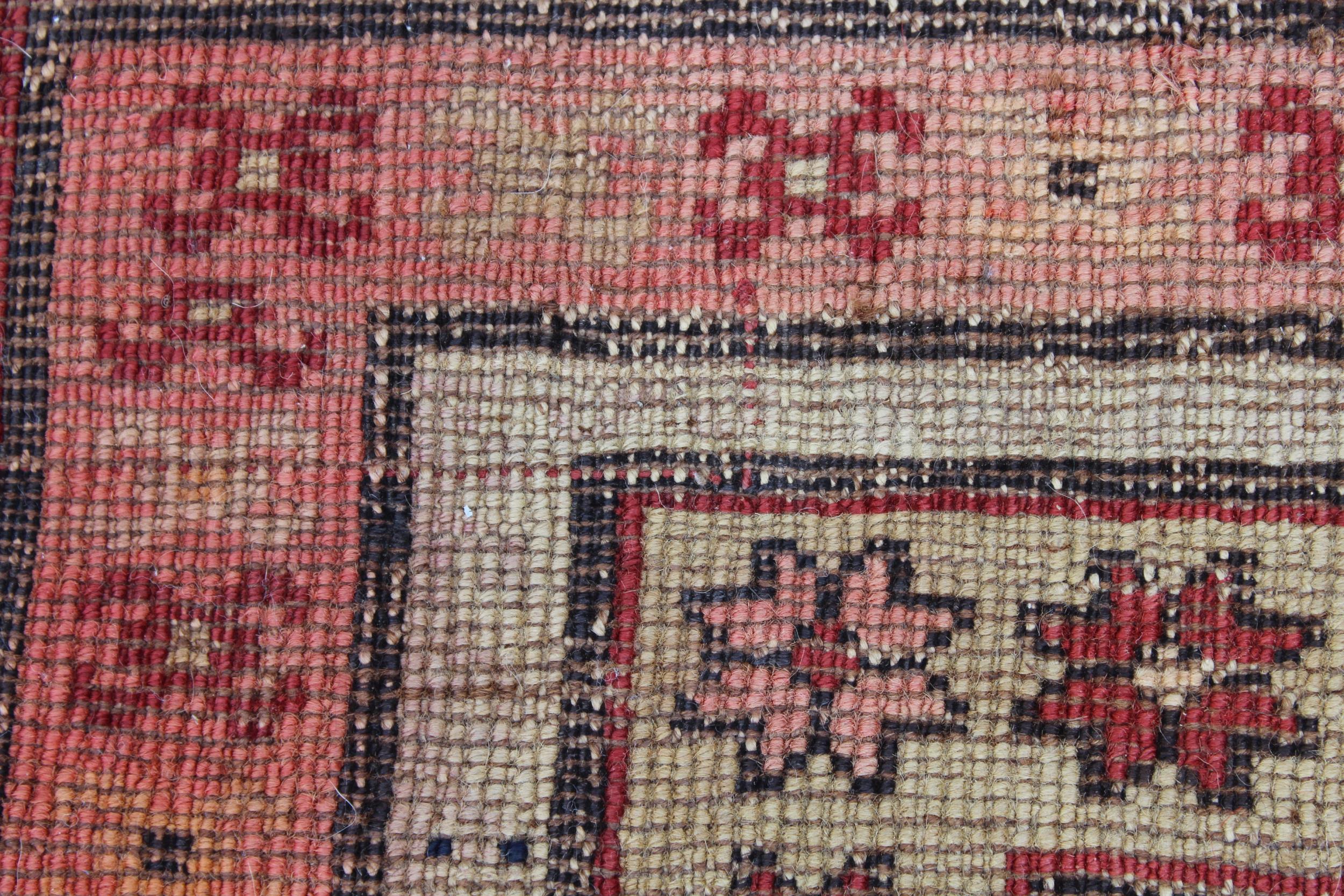 Kazak runner with an all-over stylised design on a brick red ground with borders, 250cms x 108cms - Image 5 of 5