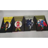 Group of four DC Archive edition volumes, Superman, Batman, Shazam and Hawkman