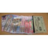 Collection of World banknotes