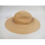 Helen Kaminski, ladies raffia sun hat, together with a quantity of various bags, purses, leather