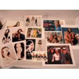 Folio containing a collection of various press photographs of the Spice Girls