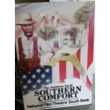 Advertising poster for National Film Theatre / South bank ' The American South Southern Comfort ',