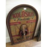Reproduction painted wooden sign, Koliskis Flying Services