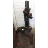 19th Century cast iron floor standing corking machine