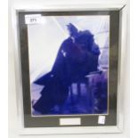 Christian Bale as the Dark Knight, Batman signed photograph with certificate