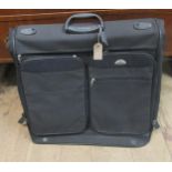 Antler attache case, Samsonite suit carrier and a leather briefcase