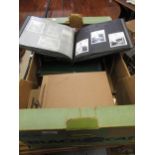 Box containing a large quantity of various albums of family photographs