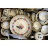 Royal Worcester Astley breakfast set, Caverswall bowl and a Heathcote cake stand, together with a