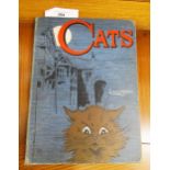 One volume, ' Cats ' pictured by Louis Wain and versed by Grimalkin, cloth bound, 28.5cms x 21.5cms