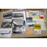 Collection of miscellaneous aviation related ephemera