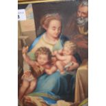 18th / 19th Century watercolour, The Holy Family, 25cms x 20cms