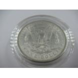 United States American silver dollar dated 1886