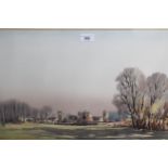 E. Charles Simpson, watercolour titled ' November Day at Snape Castle ', signed and dated 1977,