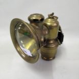 Joseph Lucas Ltd., brass carbide bicycle lamp, Lucia