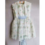 Harrods, child's bridesmaid dress circa 1950's, labelled size 28 and another similar, larger with no