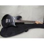 Yamaha ERG121 six string electric guitar in soft case