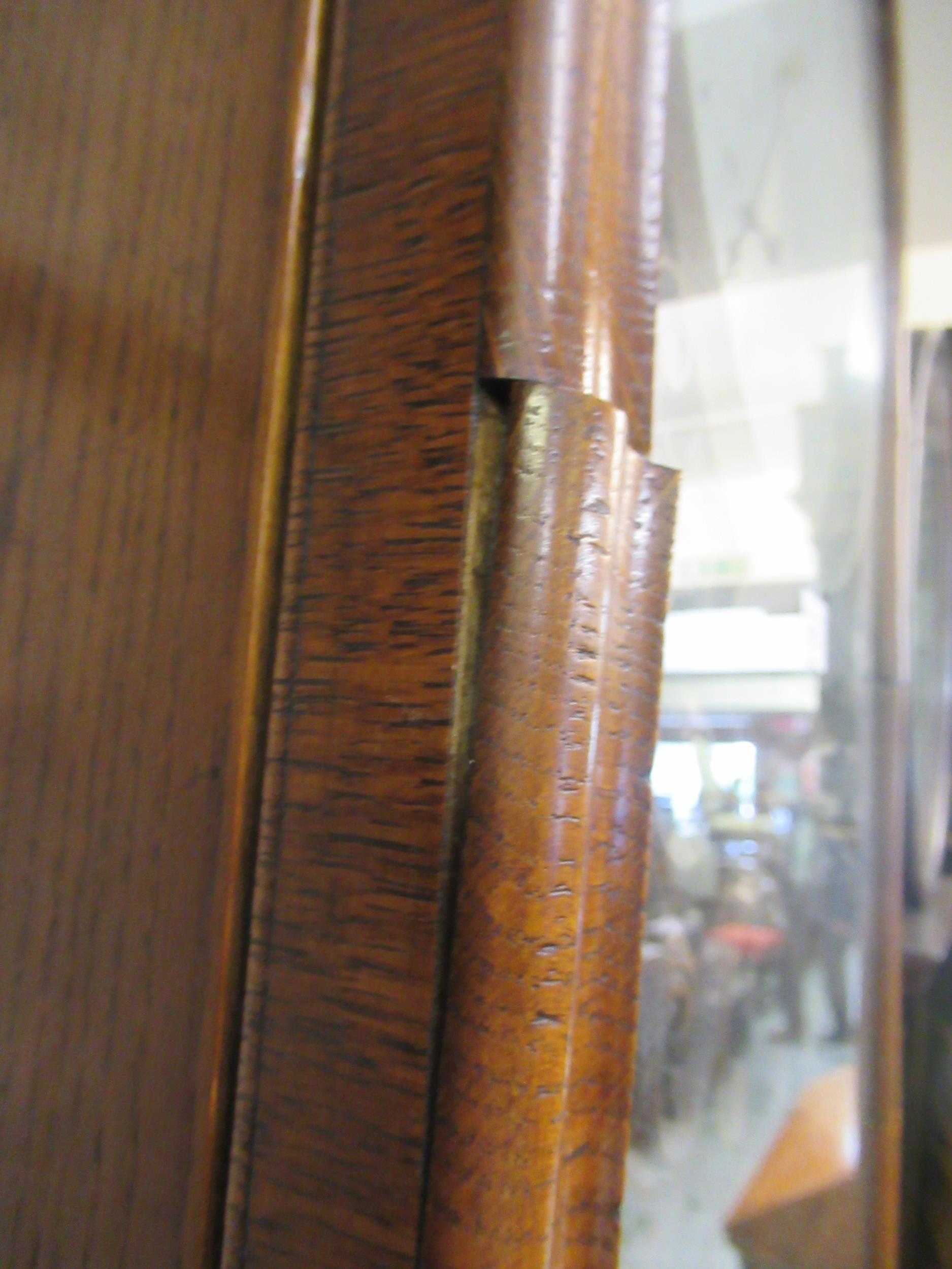 Fine oak regulator wall clock by J.W. Benson, Ludgate Hill, the circular silvered dial with Arabic - Image 15 of 20