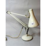 Anglepoise lamp by Herbert Terry in cream