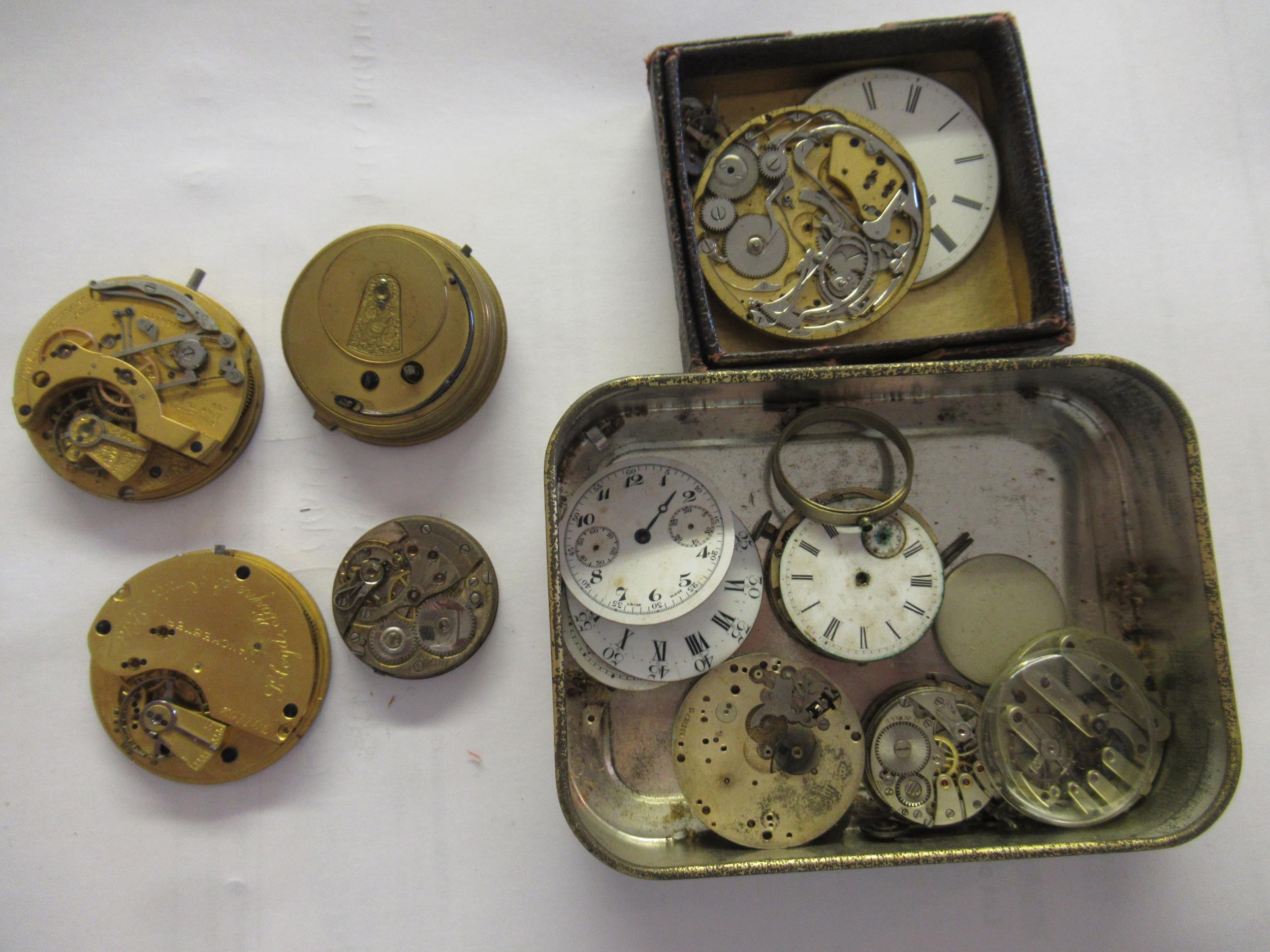 Large quantity of 19th & 20th Century pocket watch movements (for restoration and spares) - Image 2 of 7
