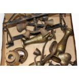Quantity of miscellaneous metalware, to include: trench art shell cases, cobra and other