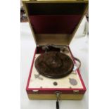 20th Century Decca wind-up gramophone