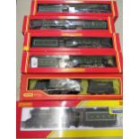 Group of six various Hornby Dublo gauge locomotives with tenders (some boxes non matching) Doesn't