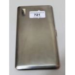 Garrard & Co. good quality rectangular Birmingham silver cigarette case, 8oz t