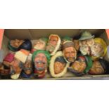 Collection of Bosson's plaster wall masks