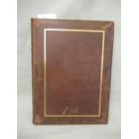 19th Century leather bound volume, photographs of Old Master pictures and Italian architecture