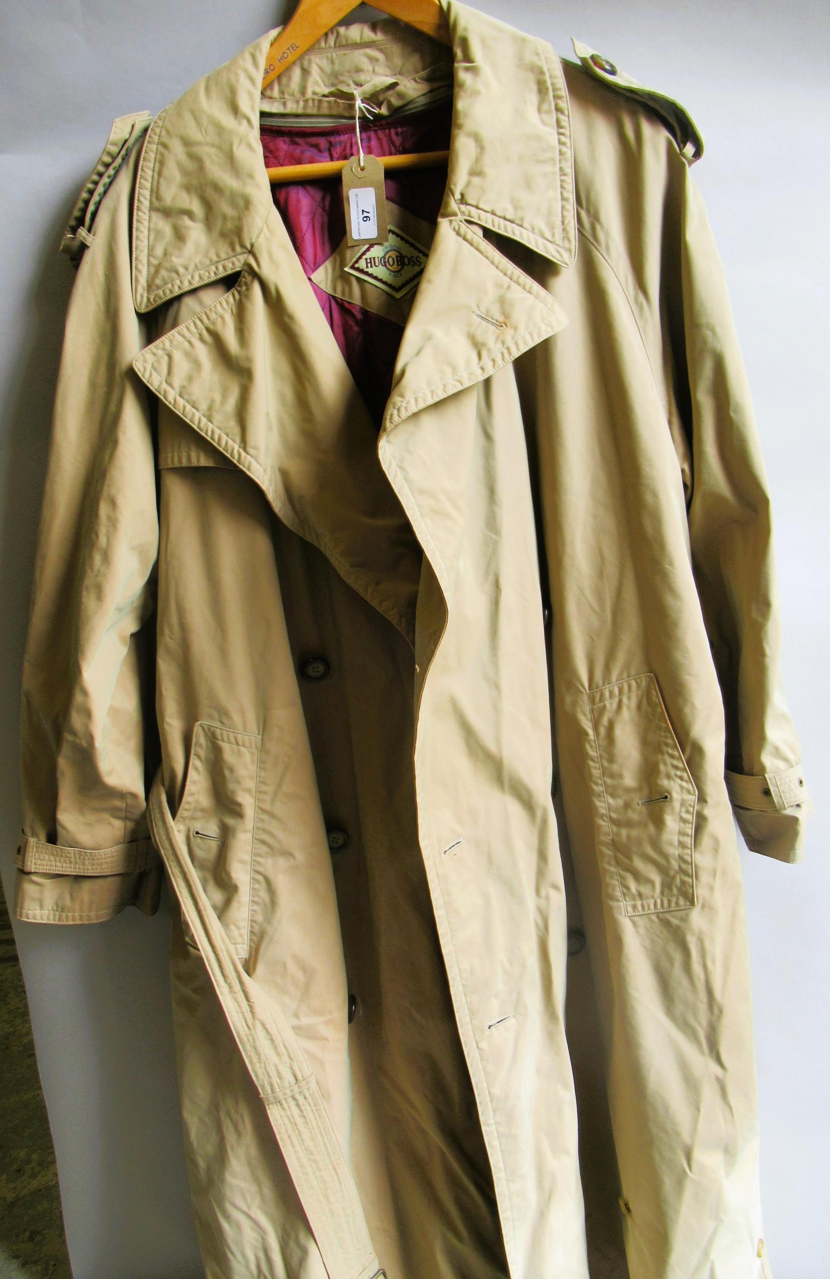 Hugo Boss, gentleman's trench coat with detachable lining