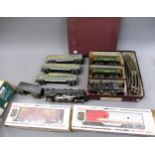 ' Oxil ' electric 0 gauge train set in original box, together with an Atlas 0 gauge locomotive and