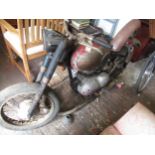 1957 A.J.S. Matchless 350 lightweight motorcycle, (for restoration) No V5 present