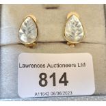 Pair of Lalique earrings in original box Both in excellent condition. They have clip-on fittings.