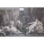 Five various framed engravings,' Venus Se Venge de Psiche ' after De Troy by Avril, '