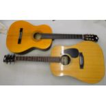 Lorenzo acoustic guitar, together with a Hohner acoustic guitar