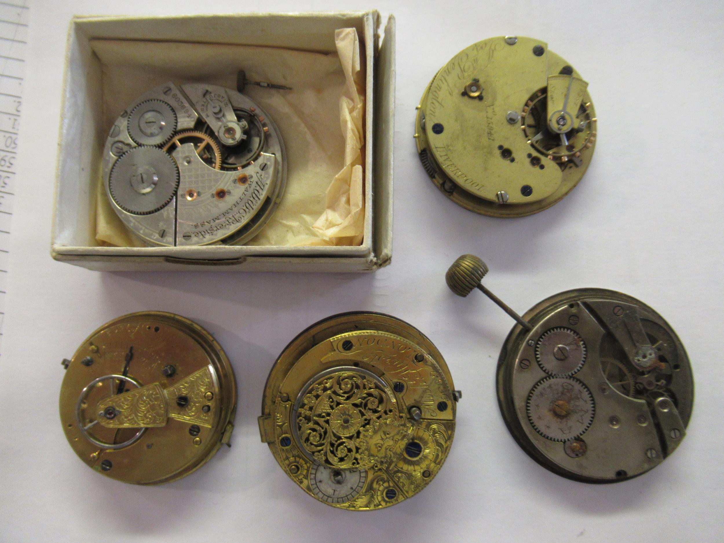 Large quantity of 19th & 20th Century pocket watch movements (for restoration and spares) - Image 4 of 7