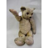 Plush covered jointed teddy bear, 55cms tall