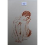 Ruskin Spear, signed print, figure study, signed in pencil and with blind stamp, 53cm x 37cm