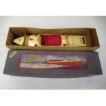 Hornby clockwork toy speedboat in original box