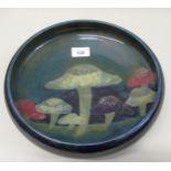 Moorcroft fruit bowl ' Claremont ' pattern, 26.5cms diameter, painted signature and impressed