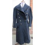 Naval trench coat with matching brass buttons